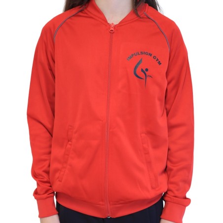 Veste survêtement zippée Impulsion Gym compétition