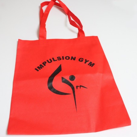 Sac rouge Impulsion Gym en toile avec anses