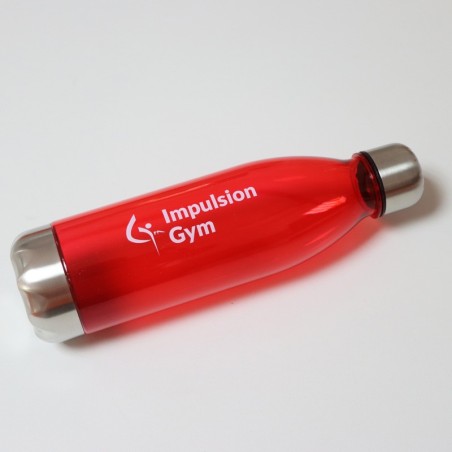 Bouteille/gourde non isotherme rouge IMPULSION GYM