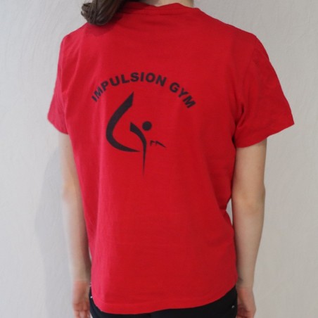 Tee shirt rouge Impulsion Gym