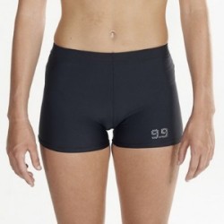 Cuissard lycra microfibre noir pour gymnaste